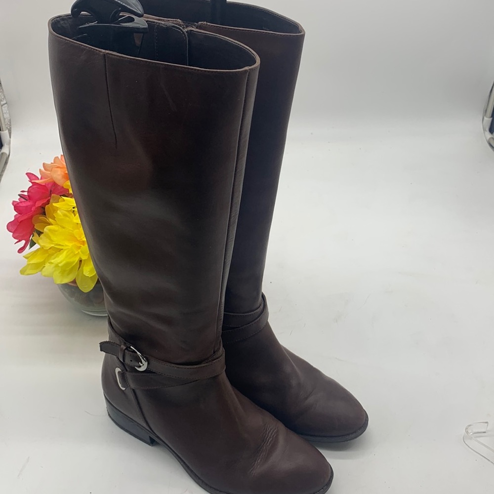 Lauren Ralph Lauren Chocolate Heeled Boots